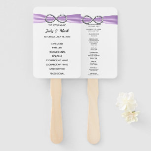 Lila Hochzeitsfans Fächer