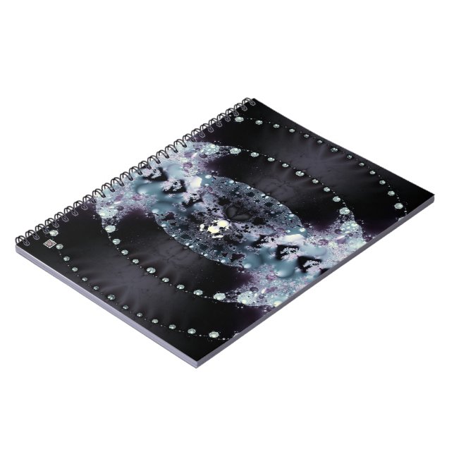 Lila Hole Notizblock (Linke Seite)