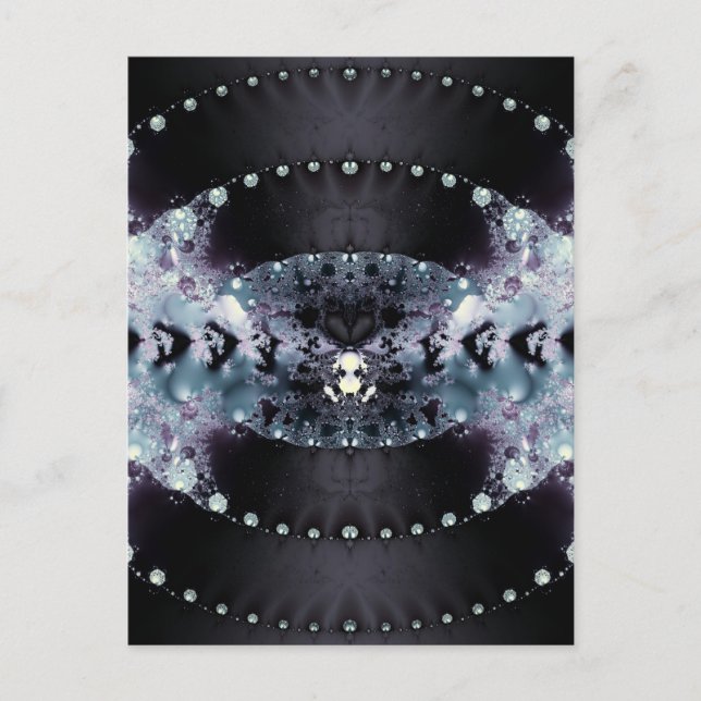 Lila Hole Postkarte (Vorderseite)