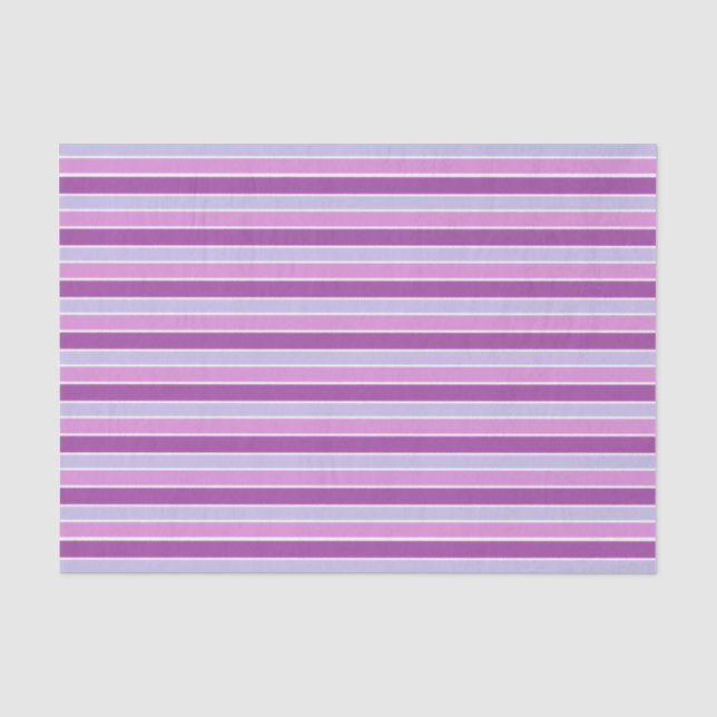 Lila horizontale Streifen  Seidenpapier (Vorderseite)