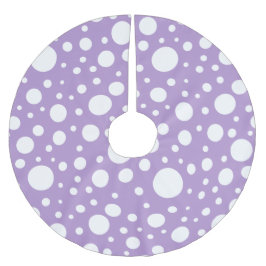 Lila Hosenrock Polyester Weihnachtsbaumdecke