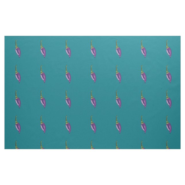 Lila Hot Paprikaschoten Stoff (Fat Quarter (45,7 x 55,9 cm))