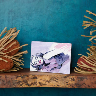 Lila hübsch fotoplatte