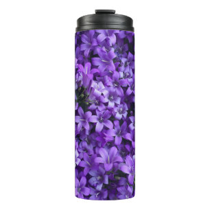 Lila Hübsche Blume Thermosbecher