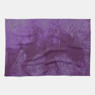 Lila Hund Geschirrtuch