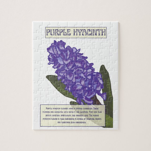Lila Hyacinth Puzzle (Vertikal)