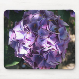 Lila Hydrangea-Blume Mousepad
