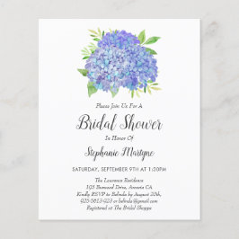 Lila Hydrangea Bouquet Budget Brautparty