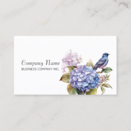 Lila Hydrangea mit Charme Visitenkarte