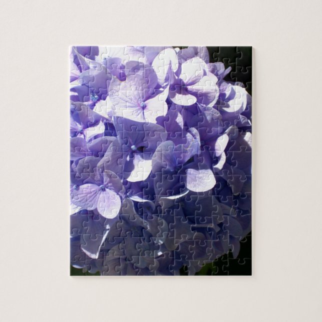 Lila Hydrangea Puzzle (Vertikal)