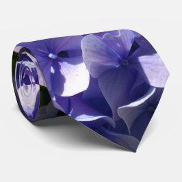 Lila Hydrangeas Krawatte