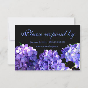 Lila Hydrangeas magenta violette Blumen uAwg Save The Date