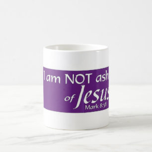 LILA_I BIN NICHT ASHAMED DER JESUS-TASSE_Mark838 Tasse