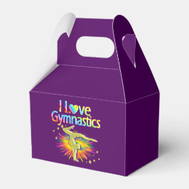 LILA I LIEBE GYMNASTICS FEHLER GESCHENKSCHACHTEL