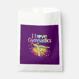 LILA I LIEBE GYMNASTICS GEGENSTÄNDE GESCHENKTÜTCHEN