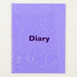 Lila Ice Diary Spiral Notebook Planer
