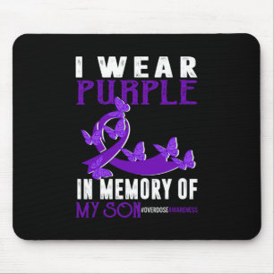 Lila im Gedächtnis meines Sohnes Überdosierung Mousepad