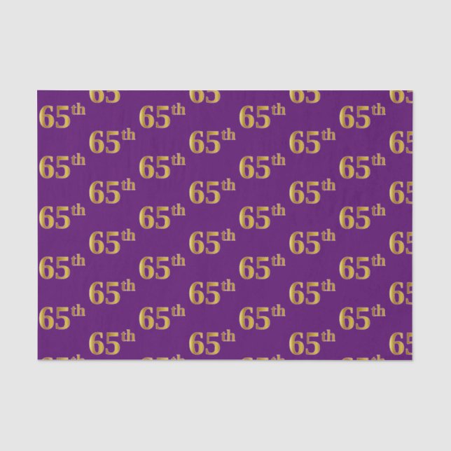 Lila, Imitate Gold 65. (65. Seidenpapier (Vorderseite)