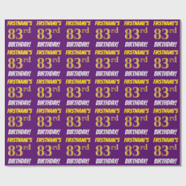 Lila, Imitate/Nachahmungs-Gold, "83. Geschenkpapier