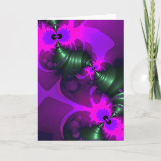 Lila Imp - Violet und Magenta Ribbons Karte