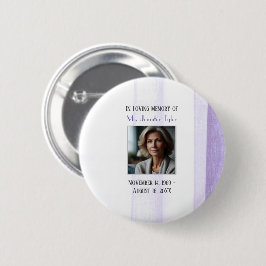Lila in der Liebe zum Gedächtnis Beerdigung Gedäch Button