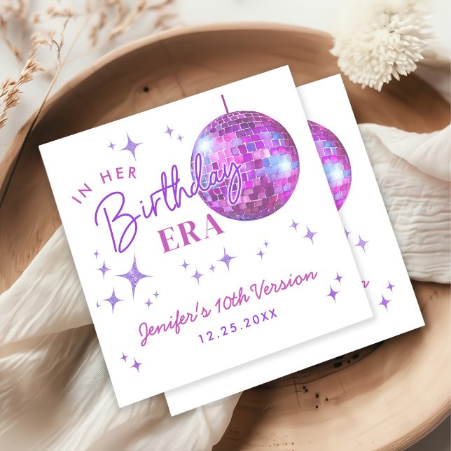 Lila in meiner Geburtsstunde Serviette (Von Creator hochgeladen)