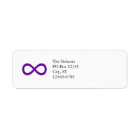 Lila Infinity-Symbol