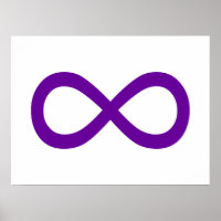 Lila Infinity-Symbol
