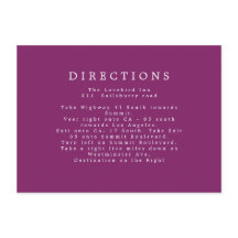 Lila Informationen für Hochzeiten