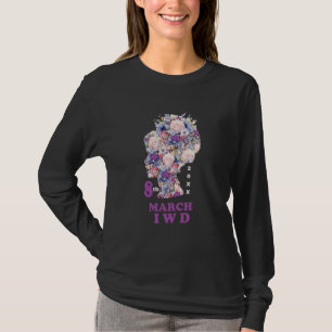 Lila internationaler Frauentag 2025 T-Shirt