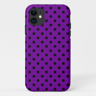 Lila iPhone 5 Punkte n schwarze Case-Mate 11 Hülle
