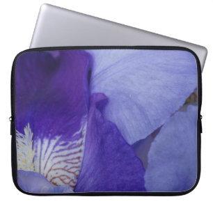 Lila Iris Blume FotoNeopren Laptop-Sieb 15" Laptopschutzhülle
