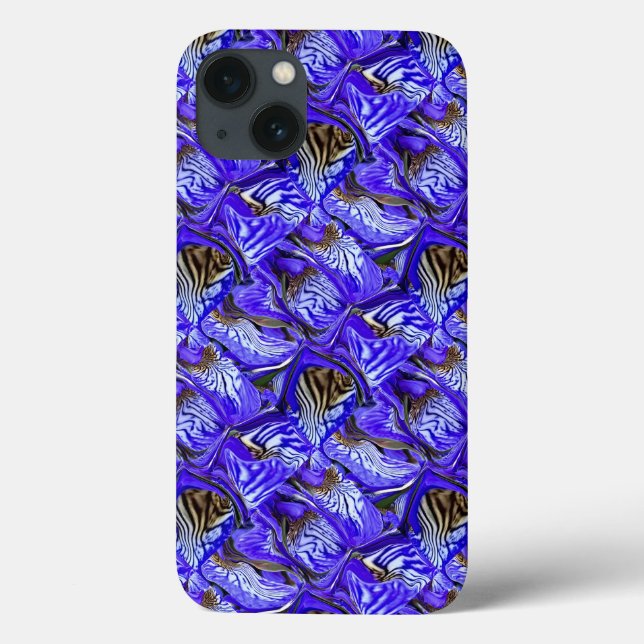 Lila Iris-Blume / geslandet / gekocht / Case-Mate iPhone Hülle (Rückseite)