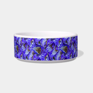Lila Iris-Blume / geslandet / gepolstert / Haustie Napf
