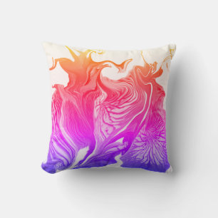 Lila Iris Blume Wirbel / Ipanema / Kissen