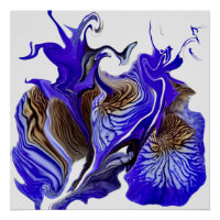 Lila Iris Blume Wirbel