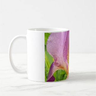 Lila Iris-Kaffee-Tasse Kaffeetasse