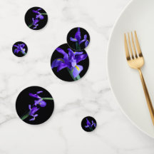 Lila Iris Party Table Confetti