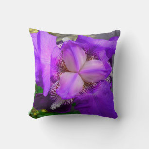 Lila Iris Pillow Kissen