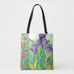 Lila Iris Pink Roses Große Blume