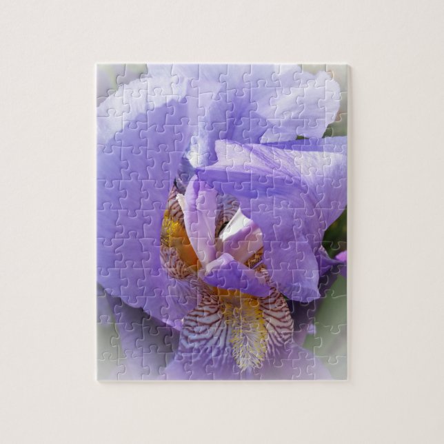 lila Iris Puzzle (Vertikal)