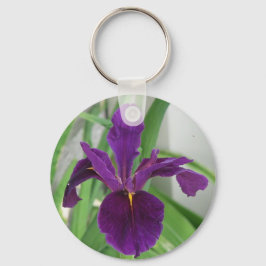 Lila Iris Schlüsselanhänger