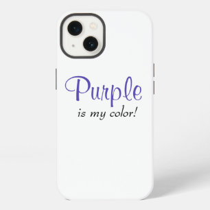 Lila ist meine Farbe Süße Mädchen-Zitat iPhone 13 Hülle