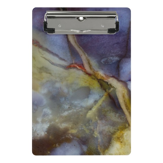 Lila Jasper Mini Klemmbrett (Vorderseite)