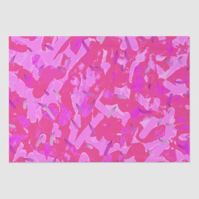 Lila Jeden Anlaß-Geschenk in Pink Seidenpapier (Vorderseite)