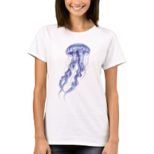 Lila Jellyfish-Illustration