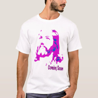 Lila Jesus-Shirt T-Shirt