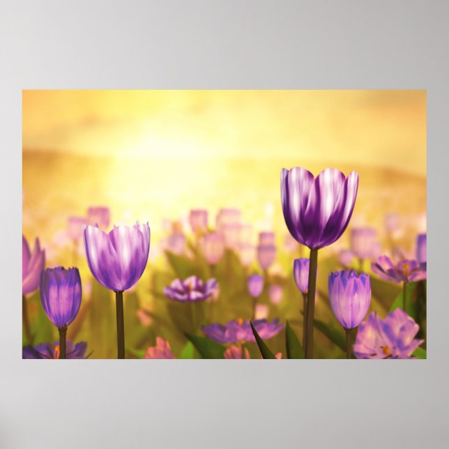 Lila Jubilee Print Poster (Vorne)