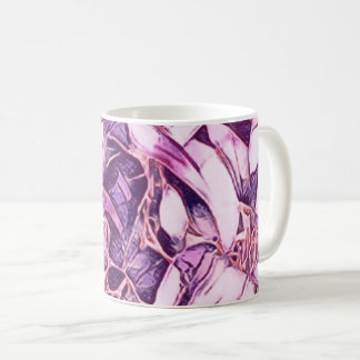 Lila Kaffeetasse