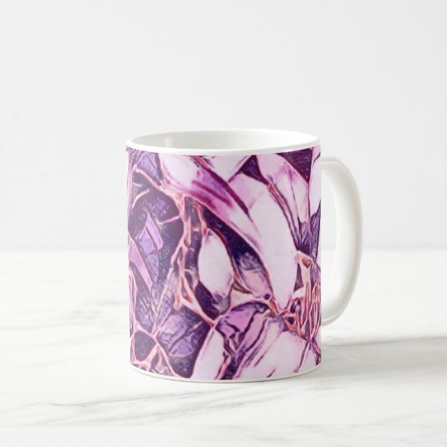 Lila Kaffeetasse (VorderseiteRechts)